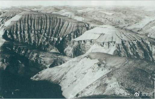 1947年4月14日，西北野戰兵團取得了羊馬河戰役的勝利。圖為羊馬河戰役戰場(chǎng)。